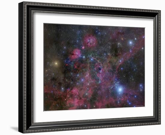 The Vela Supernova Remnant-Stocktrek Images-Framed Photographic Print