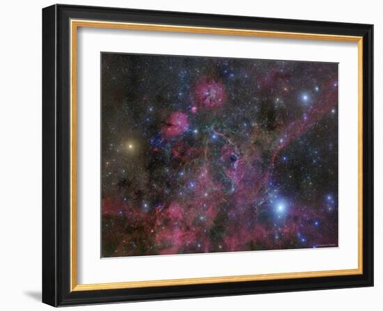 The Vela Supernova Remnant-Stocktrek Images-Framed Photographic Print