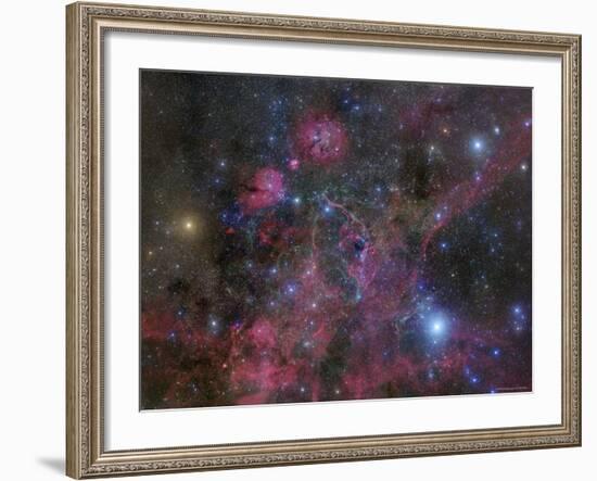 The Vela Supernova Remnant-Stocktrek Images-Framed Photographic Print