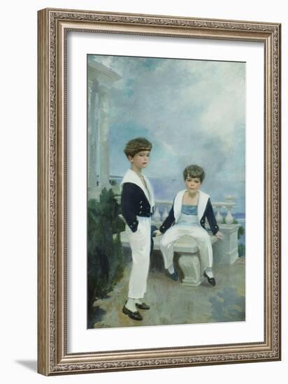 The Velie Boys-Cecilia Beaux-Framed Giclee Print