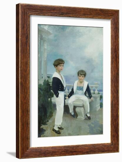 The Velie Boys-Cecilia Beaux-Framed Giclee Print