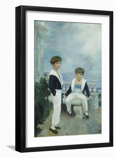 The Velie Boys-Cecilia Beaux-Framed Giclee Print