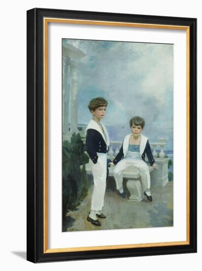 The Velie Boys-Cecilia Beaux-Framed Giclee Print