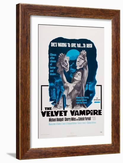 The Velvet Vampire-null-Framed Art Print