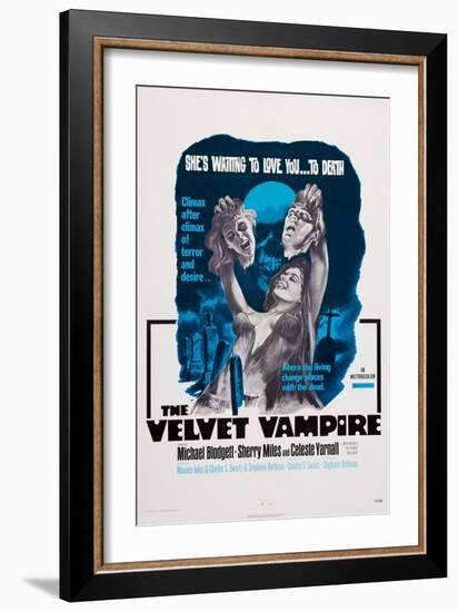 The Velvet Vampire-null-Framed Art Print