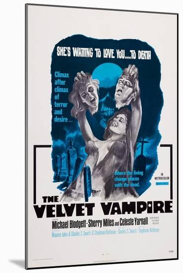 The Velvet Vampire-null-Mounted Art Print