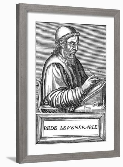 The Venerable Bede (C673-73), Anglo-Saxon Theologian, Scholar and Historian, C1584-null-Framed Giclee Print