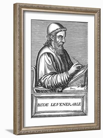 The Venerable Bede (C673-73), Anglo-Saxon Theologian, Scholar and Historian, C1584-null-Framed Giclee Print