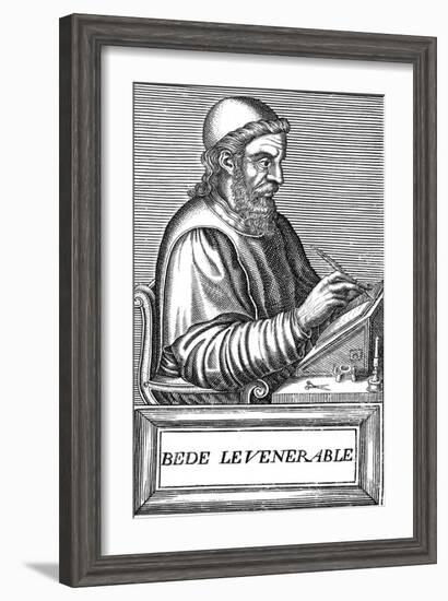 The Venerable Bede (C673-73), Anglo-Saxon Theologian, Scholar and Historian, C1584-null-Framed Giclee Print