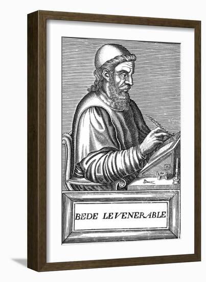 The Venerable Bede (C673-73), Anglo-Saxon Theologian, Scholar and Historian, C1584-null-Framed Giclee Print