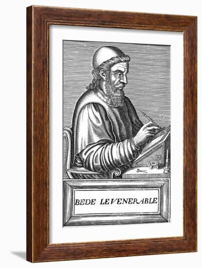 The Venerable Bede (C673-73), Anglo-Saxon Theologian, Scholar and Historian, C1584-null-Framed Giclee Print