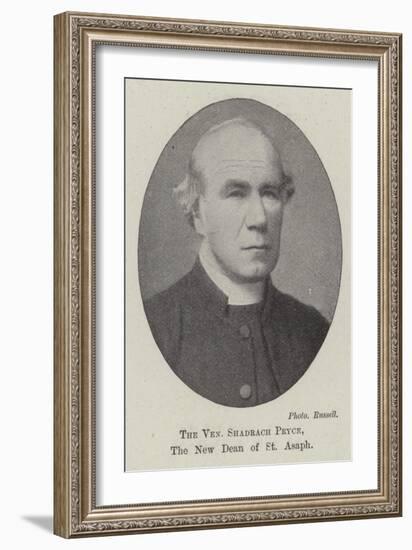 The Venerable Shadrach Pryce, the New Dean of St Asaph-null-Framed Giclee Print