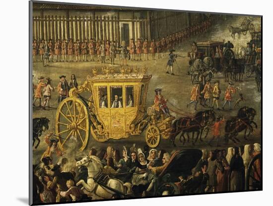 The Venetian Ambassador Duodo's Visit to Quirinal Palace-null-Mounted Giclee Print