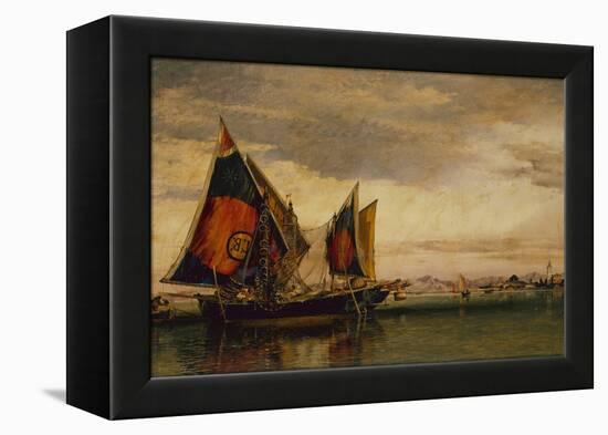 The Venetian Lagoon with Fishing Boats, 1861-Edward William Cooke-Framed Premier Image Canvas