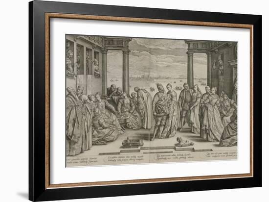 The Venetian Wedding, 1584-Hendrik Goltzius-Framed Giclee Print