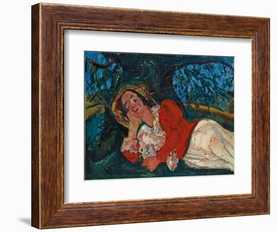 The Venetian Woman, C. 1926-Chaim Soutine-Framed Giclee Print