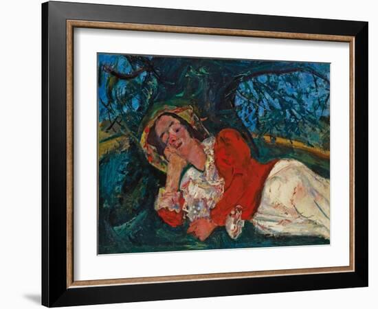 The Venetian Woman, C. 1926-Chaim Soutine-Framed Giclee Print