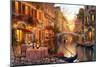 The Venitian Sunset-Dominic Davison-Mounted Art Print