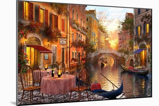 The Venitian Sunset-Dominic Davison-Mounted Premium Giclee Print