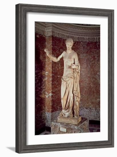 The Venus of Arles, Roman Copy of a Greek Original, C.30 Bc-14 Ad (Marble)-Praxiteles-Framed Giclee Print