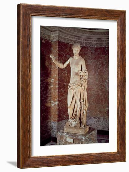 The Venus of Arles, Roman Copy of a Greek Original, C.30 Bc-14 Ad (Marble)-Praxiteles-Framed Giclee Print