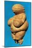 The Venus of Willendorf, Side View of Female Figurine, Gravettian Culture Upper Palaeolithic Period-null-Mounted Giclee Print