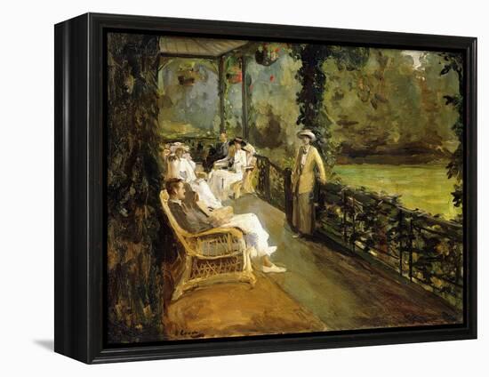 The Veranda, 1912-Sir John Lavery-Framed Premier Image Canvas