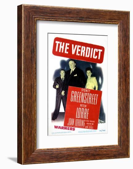 The Verdict - Movie Poster Reproduction-null-Framed Photo