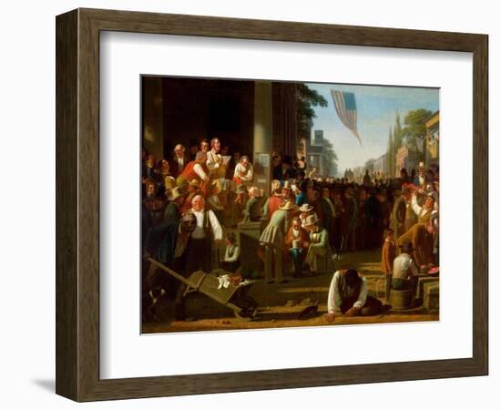 The Verdict of the People, 1854–55-George Caleb Bingham-Framed Giclee Print