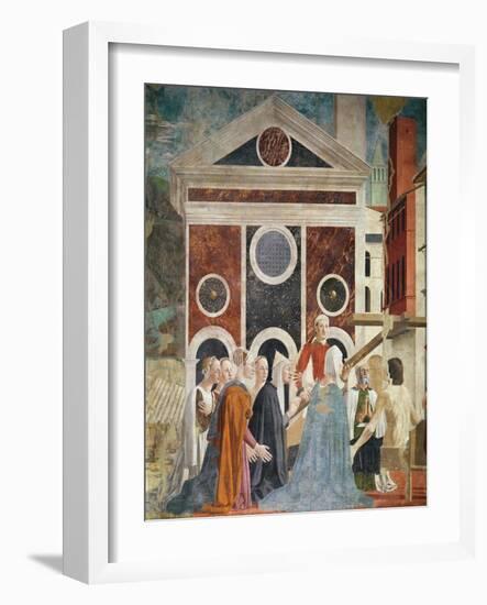 The Verification of the True Cross, c.1452-59-Piero della Francesca-Framed Giclee Print