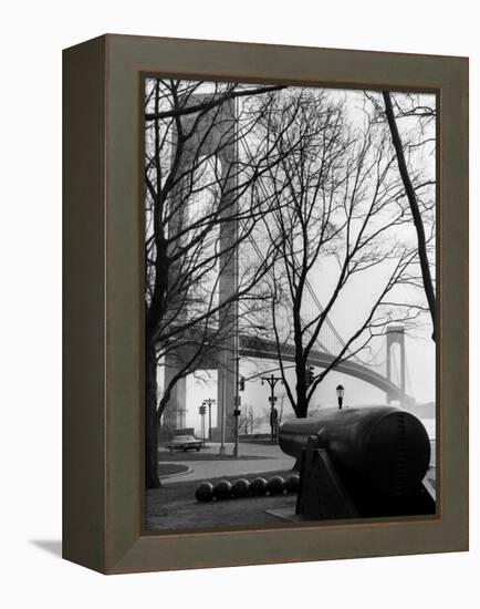 The Verrazano-Narrows Bridge, New York, 1966-null-Framed Stretched Canvas