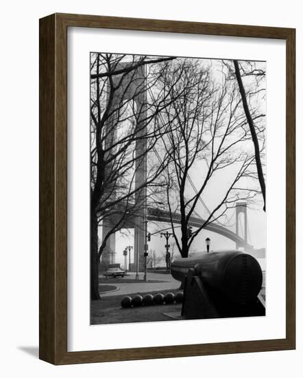 The Verrazano-Narrows Bridge, New York, 1966-null-Framed Photo