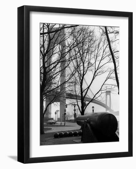 The Verrazano-Narrows Bridge, New York, 1966-null-Framed Photo