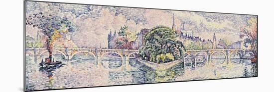 The Vert Galant Garden; Le Jardin Du Vert Galant, c.1928-Paul Signac-Mounted Giclee Print