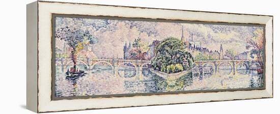 The Vert Galant Garden; Le Jardin Du Vert Galant, c.1928-Paul Signac-Framed Premier Image Canvas