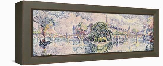 The Vert Galant Garden; Le Jardin Du Vert Galant, c.1928-Paul Signac-Framed Premier Image Canvas