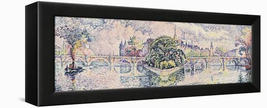 The Vert Galant Garden; Le Jardin Du Vert Galant, c.1928-Paul Signac-Framed Premier Image Canvas