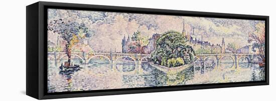 The Vert Galant Garden; Le Jardin Du Vert Galant, c.1928-Paul Signac-Framed Premier Image Canvas