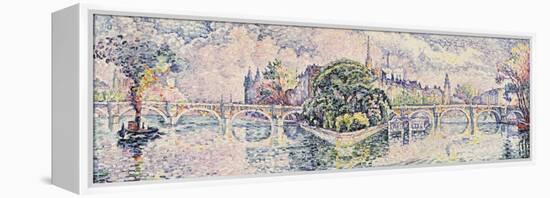 The Vert Galant Garden; Le Jardin Du Vert Galant, c.1928-Paul Signac-Framed Premier Image Canvas