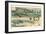 The Very Famous River Elbe-Willem Janszoon Blaeu-Framed Art Print