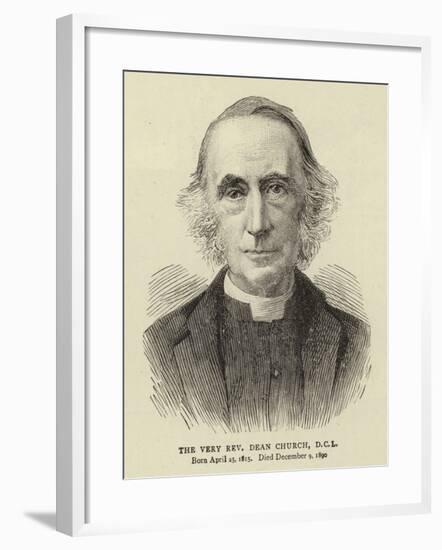 The Very Reverend Dean Church, DCL-null-Framed Giclee Print