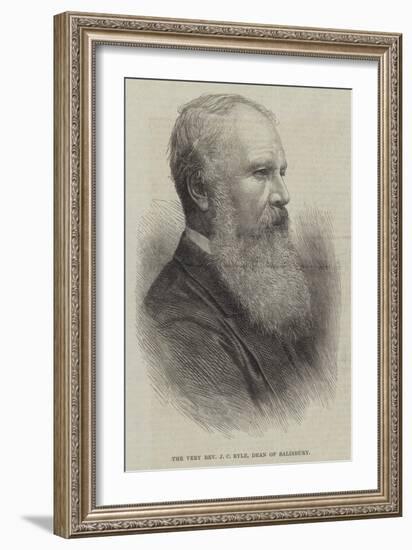 The Very Reverend J C Ryle, Dean of Salisbury-null-Framed Giclee Print