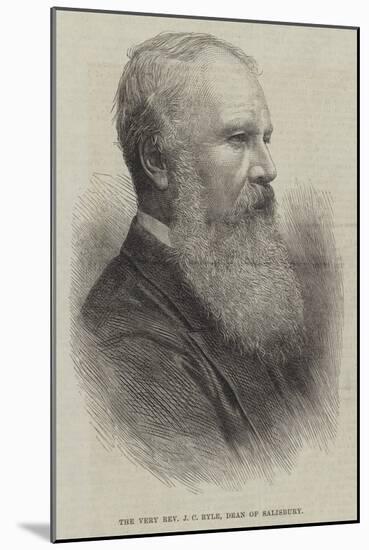 The Very Reverend J C Ryle, Dean of Salisbury-null-Mounted Giclee Print