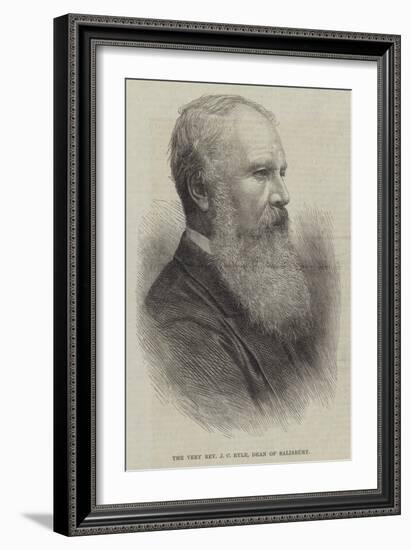 The Very Reverend J C Ryle, Dean of Salisbury-null-Framed Giclee Print