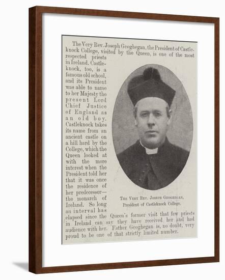 The Very Reverend Joseph Geoghegan, President of Castleknock College-null-Framed Giclee Print