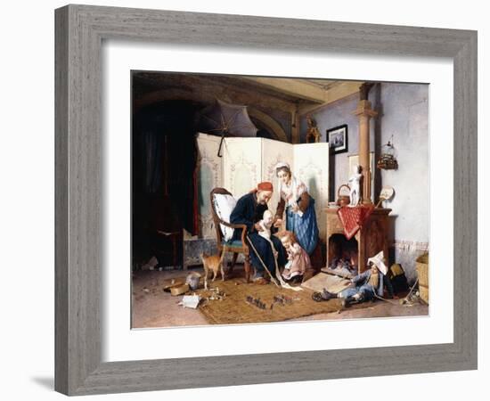 The Veteran, 1878-Gaetano Chierici-Framed Giclee Print