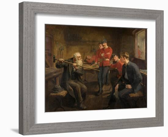 The Veteran, 1896-Ralph Hedley-Framed Giclee Print