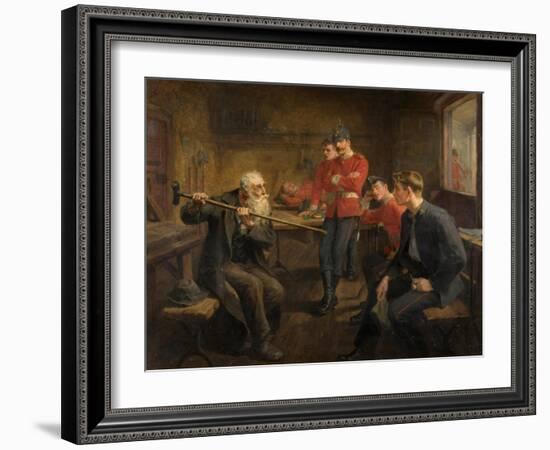 The Veteran, 1896-Ralph Hedley-Framed Giclee Print