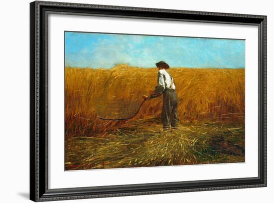 The Veteran in a New Field, 1865-Winslow Homer-Framed Giclee Print