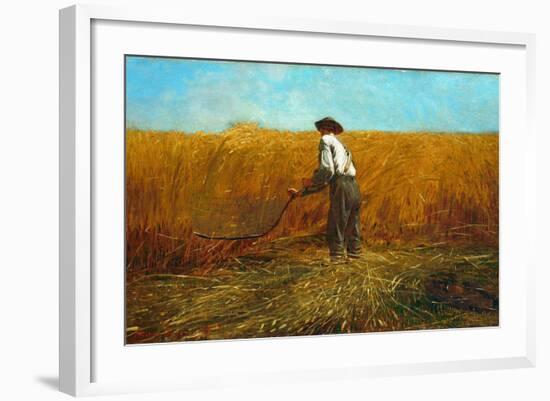 The Veteran in a New Field, 1865-Winslow Homer-Framed Giclee Print